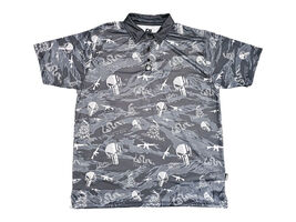 Greater Half Shirt GH Men&#39;s Join Or Die The Punisher Performance Golf Po... - €16,84 EUR