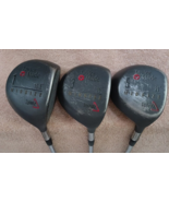 TZ GOLF - TaylorMade Midsize Syst. 2 Driver, 3 &amp; 5 Woods Reg. Steel Shaf... - £32.62 GBP