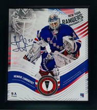 HENRIK LUNDQVIST New York Rangers Framed 15 x 17 Game Used Puck Collage ... - $195.00