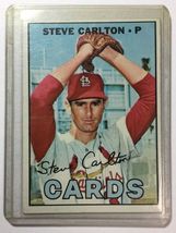 STEVE CARLTON 1967 CARD WORLD SERIES CHAMPS - $22.00