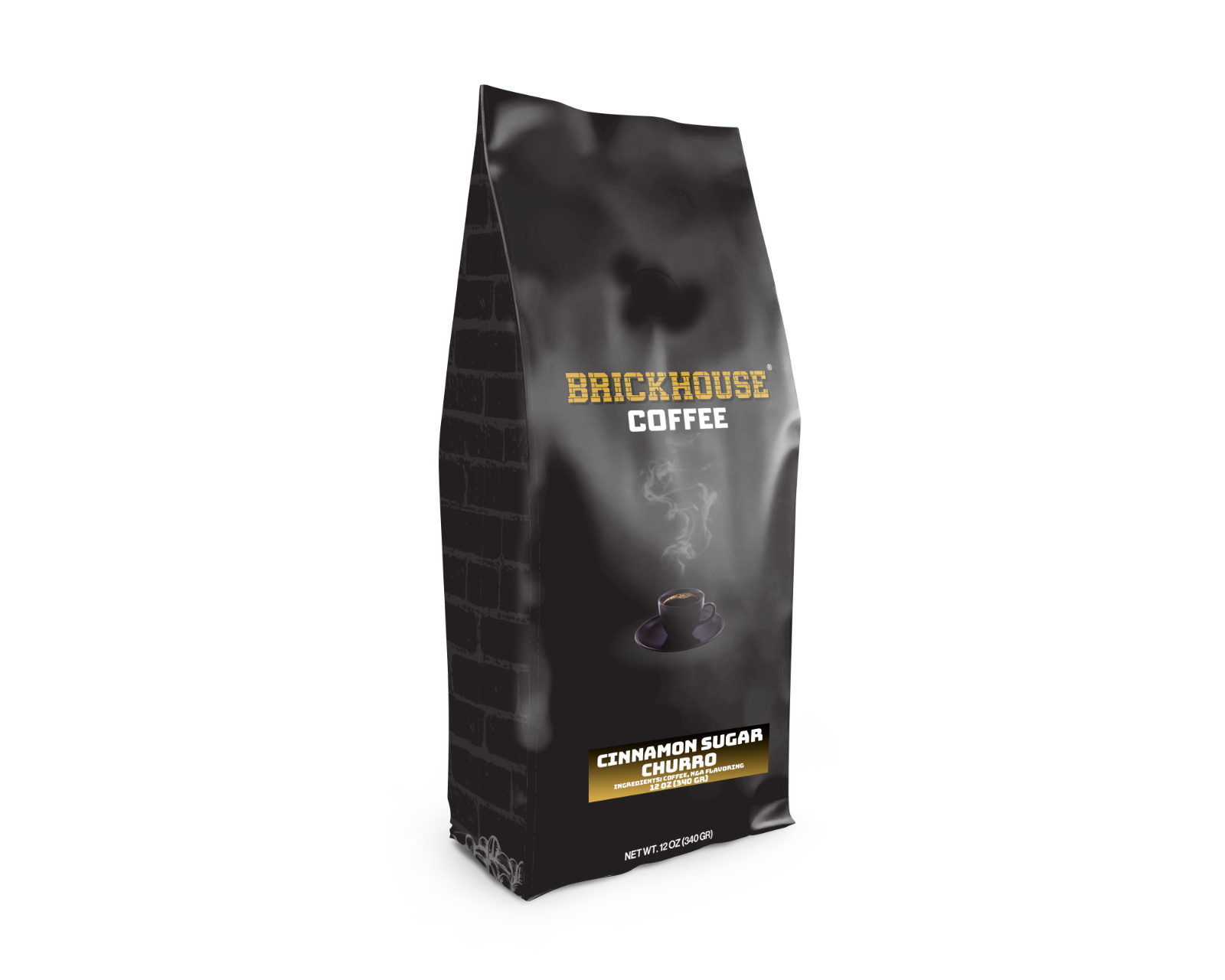 Primary image for Brickhouse Coffee, Ground Coffee, 12oz bag, Cinnamon Sugar Churro