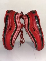 Nike Womens Air Max 97 Red Leopard Athletic Shoes Sneakers Size 7 BV6113... - $51.98