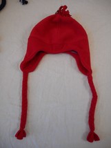 Women&#39;s Classic Red Trapper Hat Fleece Soft Cozy Warm  New W Tags - £4.99 GBP