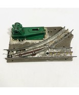Vtg American Flyer Lines Manual Left Track Switch w/ Red Green Covered L... - $343.66 MXN