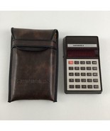 Vintage Hanimex Pocket Calculator Handheld Model BCM19V Storage Carry Case - £19.43 GBP