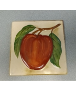 Rare Apple embossed Japan Tile Trivet - £9.39 GBP