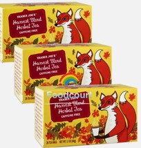 Trader Joe&#39;s Harvest Blend Herbal Tea Caffeine Free 20ct 1.7oz,Total 60 ... - $22.99