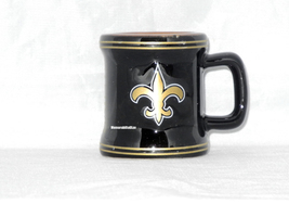 New Orleans Saints 2oz Sculpted Mini Mug Shot Glass NFL - $4.00