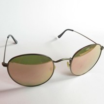 SEE 2555 Sunglasses Italy Frames Oval Metal Aviator Bronze 50-21 145 C4 - £70.61 GBP