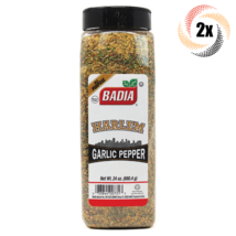 2x Pints Badia Harlem Garlic Pepper All Purpose Seasoning | 24oz | Glute... - £28.42 GBP