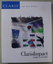Claris Impact for Macintosh - User&#39;s Guide - 1993 - $19.77