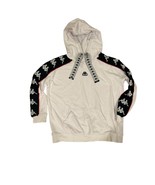 Kappa X UO Tessie Oversized Hoodie Sweatshirt Women’s White Sz Small - $550.98 MXN