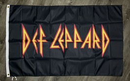 Def Leppard Union Jack Flag 3x5 ft Banner Joe Elliot Savage Rock Metal Man-Cave - $17.99