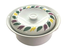 RARE* Vtg Fiesta DUKAT Karlskrona Upsala-Ekeby Sweden Casserole Lid Serving Dish - £52.59 GBP