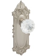Nostalgic Warehouse Victorian Plate &amp; Interior Crystal Door Knob - $118.80