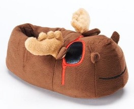 Kids Moose Slippers  Size M/L 2/3 NWT Brown - £7.72 GBP