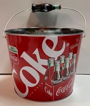 Coca Cola ~ Coke Retro Metal Beverage Bucket NEW Great Gift for Coke Lov... - £24.83 GBP