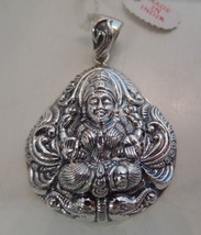 Arya Sterling Silver Stamped 9.25 15.1 Grams Intricate Detailed Goddess Pendant - £98.79 GBP