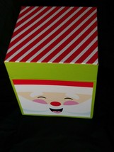 Empty Christmas Party Box Santa Face Gift Box By Brother Sister Design Studio - £4.00 GBP