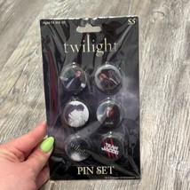 Twilight Saga Pin Set NECA New in Plastic Edward &amp; Jacob Team Jacob - $24.25