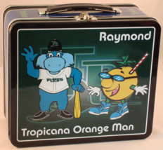 MLB &quot;Tampa Bay Rays&quot; Lunch Box - features Raymond &amp; Orange Man - Unused - £10.48 GBP