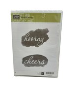 Stampin&#39; Up! REVERSE WORDS Stamp set - Retired HOORAY CHEERS Sale-A-Bration - $7.66