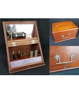 antique Quack Medical Device Electric Shock Therapy Victorian Wood Box W... - $3,645.93 MXN