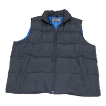 Old Navy Womens Black Puffer Vest Jacket Size XL Full Zip Sleeveless Blu... - $21.49