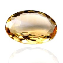 4Ct Naturale Giallo Citrino (Sunella) Taglio Ovale Gemma - $18.10