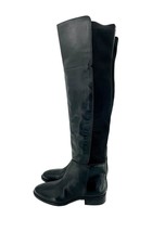 Sam Edelman Pam Black Leather Stretch Back Over the Knee Black Boot 7.5 New SH02 - $95.20