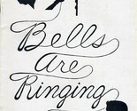 Bells Are Ringing Program Lynchburg Virginia Junior Woman&#39;s Club 1966 - $17.82