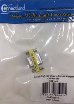 Connectland VGA HD15 Female to Female Gender Changer Adapter (CL-ADA32012) - $10.99