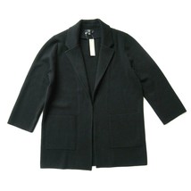 NWT J.Crew Sophie in Black Open-Front Sweater Blazer Knit Cardigan XXS 2XS - £79.93 GBP