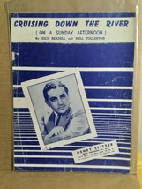 Sheet Music Cruising Down the River by Beadell Tollerton Recorded by Blue Barron - £7.82 GBP