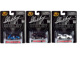 Carroll Shelby 50th Anniversary 3 piece Set 2022 Release 1/64 Diecast Cars Shelb - £37.95 GBP