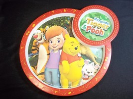 Disney Store 2 part melamine plate My Friends Tigger &amp; Pooh Round - £4.93 GBP