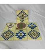 SantaFe PATCHWORK COASTERS 6 QUILT DESIGNS Cottagecore 90s - €11,90 EUR