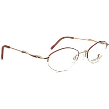 Neostyle Eyeglasses Office 681 368 Copper/Gold Half Rim Metal Germany 50... - $69.99