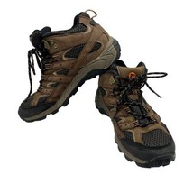 Merrell Moab 2 Boys Hiking Boots Brown Low Lace Select Dry MK261204 Size 4.5M - £14.61 GBP
