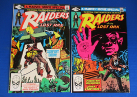 Raiders Of The Lost Ark #1-2 Movie Adaptation Marvel Comics 1981 NM - £11.21 GBP