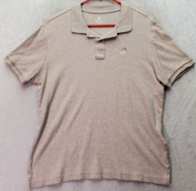 Disney Polo Shirt Mens Medium Tan Mickey Modern Fit Short Sleeve Collare... - $18.46