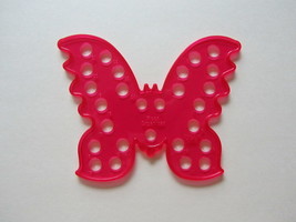 DMC Thread Floss Embroidery Organizer Separator Pink Butterfly Shape - $7.80