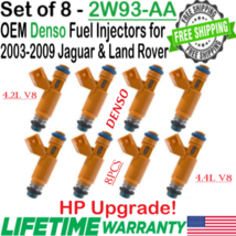 OEM Denso x8 HP Upgrade Fuel Injectors for 2003, 04, 2005 Jaguar S-Type 4.2L V8 - £147.99 GBP