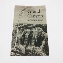 Grand Canyon National Park 1955 Travel Brochure, Vintage Souvenir, Black... - $10.88