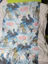 Vintage 1977 Star Wars Blanket 70s VTG Rare Vader Skywalker Solo Leia Chewbacca - £63.45 GBP