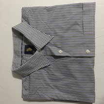 US Polo Assn Mens Long Sleeve Button Down Shirt Size XL Blue Black  Plaid - $15.78