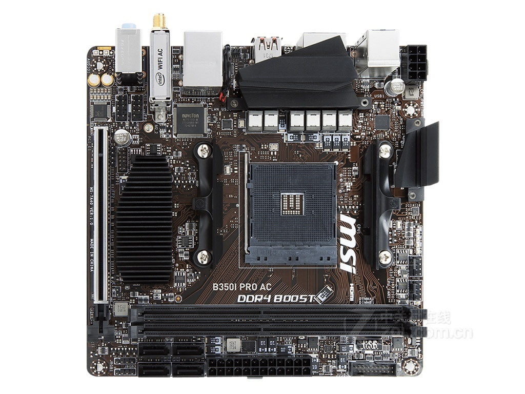 MSI B350I PRO AC Socket AM4 DDR4 32GB Mini-ITX - Motherboards