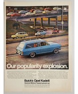 1967 Print Ad Buick Opel Kadett Deluxe Station Wagon General Motors Lowe... - £13.82 GBP