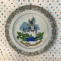 Vintage Walt Disney World Cinderella Castle Plate  - 1980&#39;s - £12.60 GBP