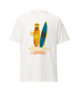 Mens Summer Shirt Fun Surfboard Beach Design | Tropical Vibes Tee - $25.00